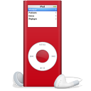 iPod Nano Rouge SIDA Icon 128x128 png